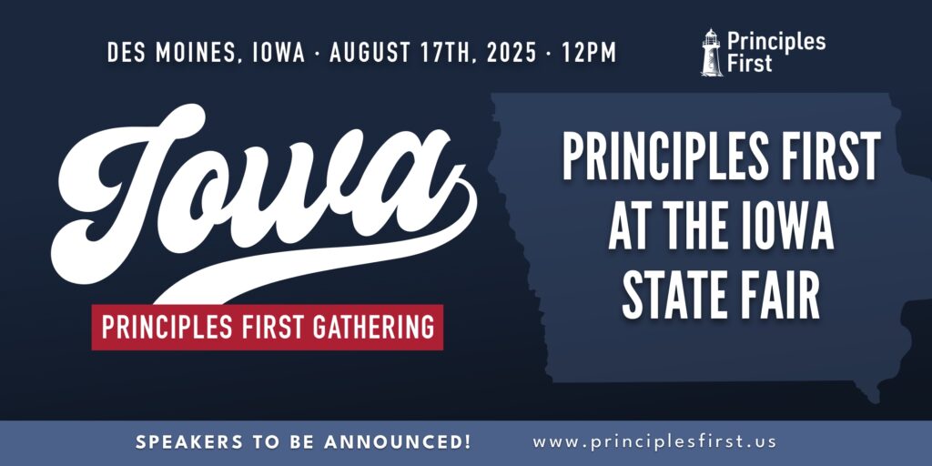 Image for Principles First at the Iowa State Fair: Save the Date!